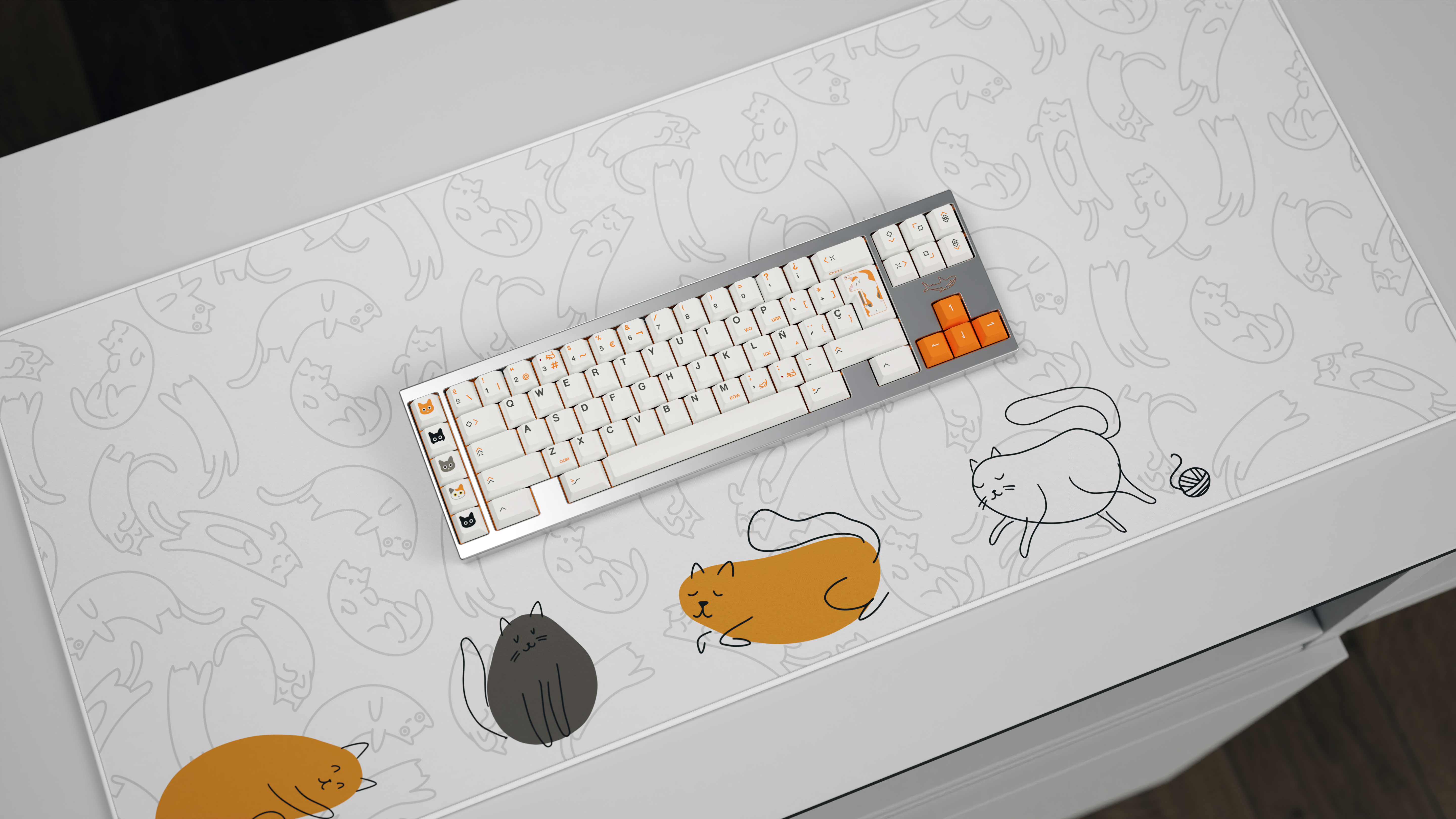 MW Calico Keycaps
